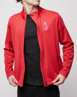 Sweat zippé Cowes Micropolaire rouge-North Sails Clearance