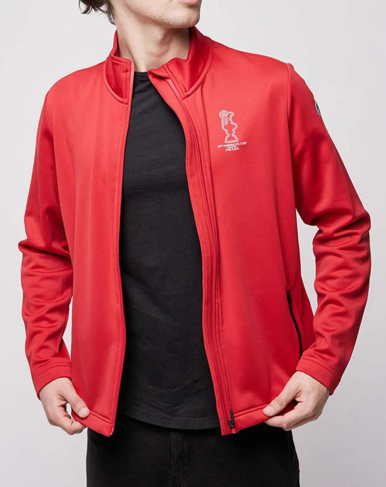 Sweat zippé Cowes Micropolaire rouge-North Sails Clearance