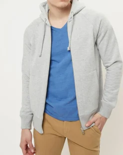 Homme Marc O'Polo Gilets Et Cardigans^Sweat zippé intérieur polaire regular fit gris chiné