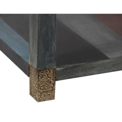 Table basse carrée 80 cm Manguier Pushkar Naturel - 80x80x45 cm-Bois & Chiffons