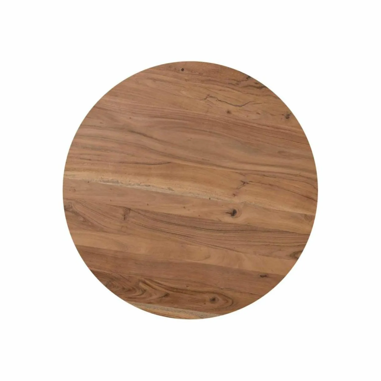 Bois & Chiffons Tables^Table basse ronde bois 80 cm Acacia Dimona Naturel - 80x80x45 cm