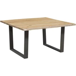 Table carrée acacia forest brut - 140x140x76 cm-Bois & Chiffons New