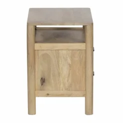 Bois & Chiffons Tables^Table de chevet 2T Mango Matan Beige - 57x40x57 cm