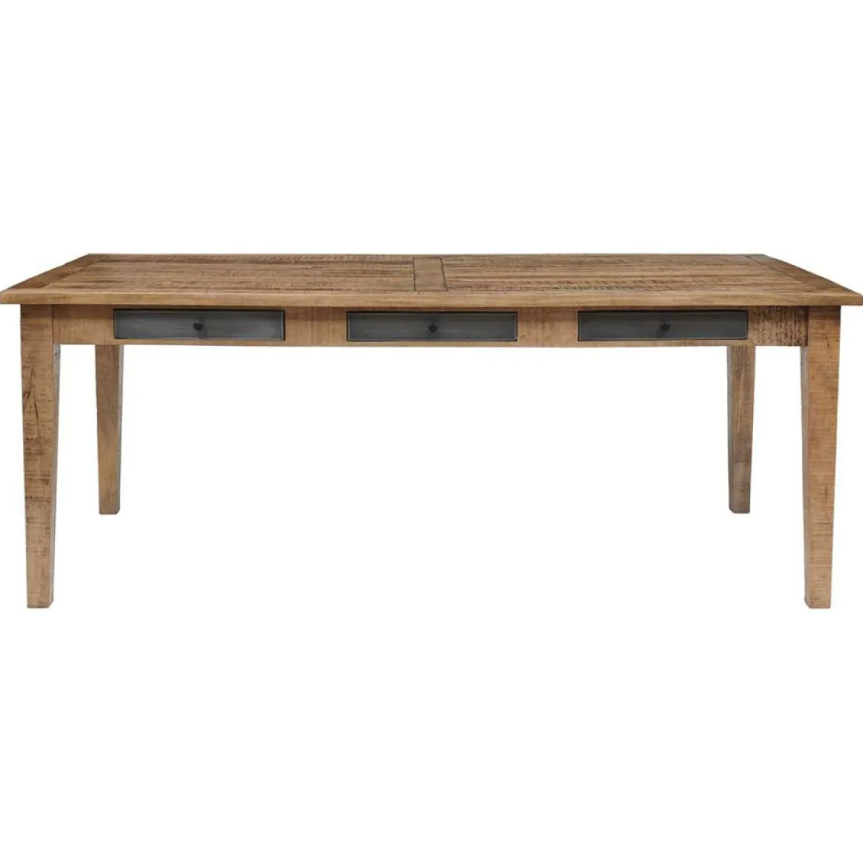 Bois & Chiffons Tables^Table de repas 6 tiroirs manguier farm brun/miel - 200x100x76 cm