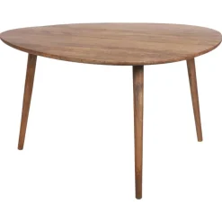 Table de repas losange en manguier massif marron - 136x132x75 cm-Bois & Chiffons