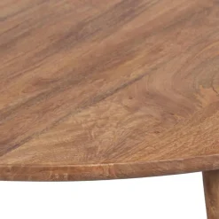 Table de repas losange en manguier massif marron - 136x132x75 cm-Bois & Chiffons