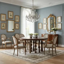 Bois & Chiffons Tables^Table de repas ronde 140 cm Manguier Ramon Naturel - 140x140x76 cm