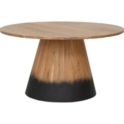 Bois & Chiffons Tables^Table de repas ronde acacia dimona marron - D.140x76 cm