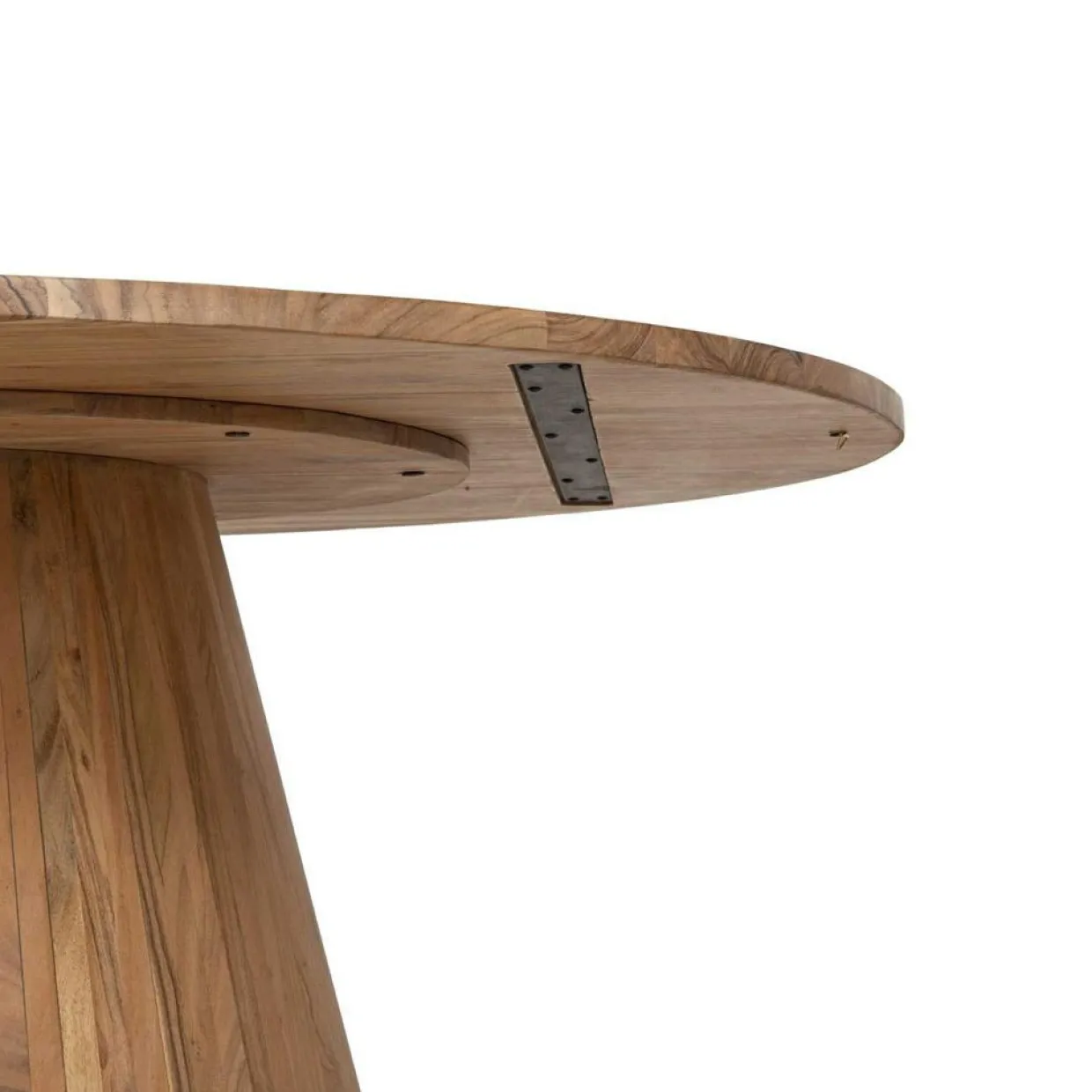 Bois & Chiffons Tables^Table de repas ronde acacia dimona marron - D.140x76 cm