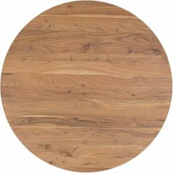 Bois & Chiffons Tables^Table de repas ronde acacia dimona marron - D.140x76 cm
