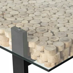 Bois & Chiffons Tables^Table rectangulaire acacia sirin marron - 220x100x76 cm