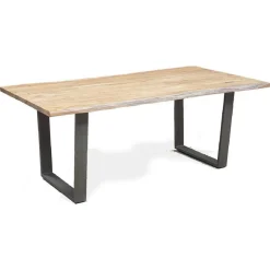 Bois & Chiffons Tables^Table rectangulaire massif acacia forest brut - 160x90x76 cm