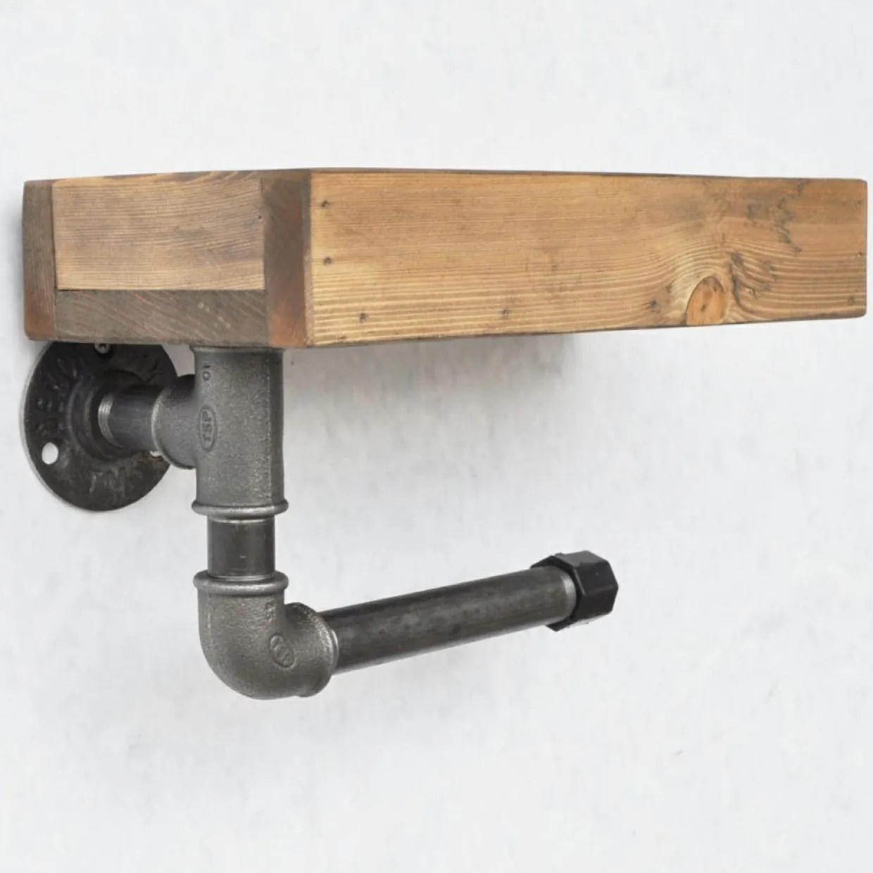 Étagère boruraf noyer/noir - 28x16x15 cm-Wooden Art Hot