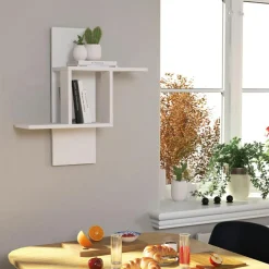 Étagère Mill blanche - 20x64x70 cm-Wooden Art Hot