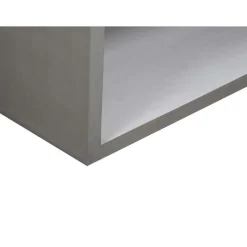 Bois & Chiffons Etagères^Étagère ouverte 5 niveaux en acacia massif et plaquage Gris argent - 120x55x220 cm