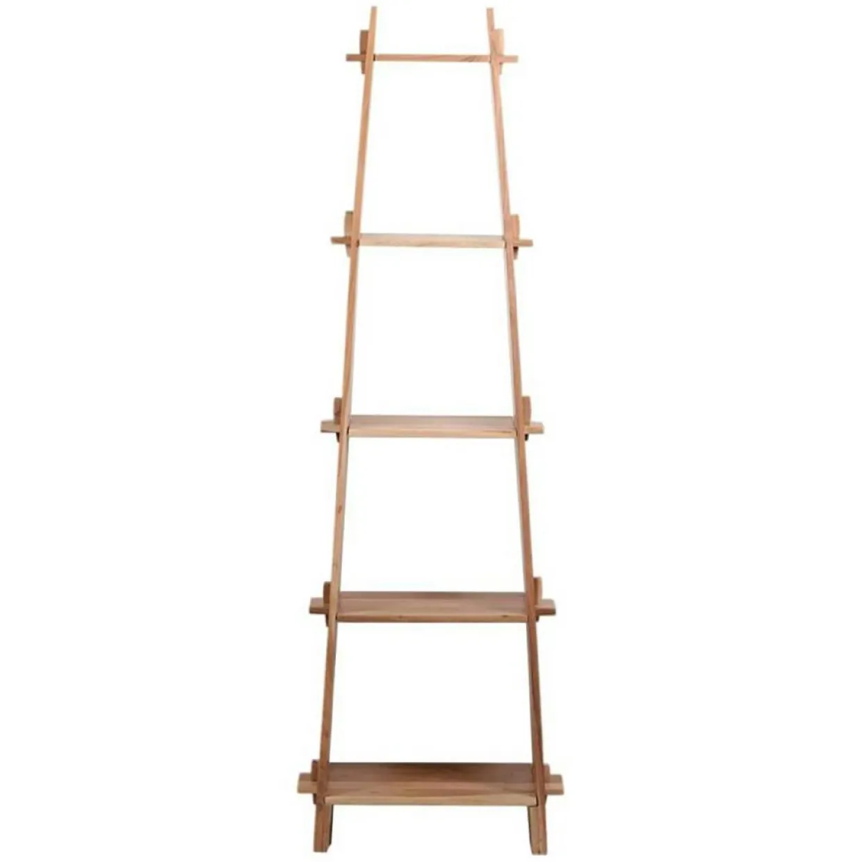 Étagère pyramide marron - 45x35x174 cm-Bois & Chiffons Discount