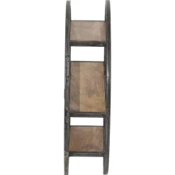 Étagère ronde murale manguier london marron - 60x15x60 cm-Bois & Chiffons Best