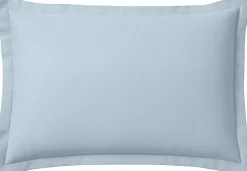 Home Collection Linge De Lit, Ensembles^Taie d'oreiller 100% Flanelle de Coton bleue