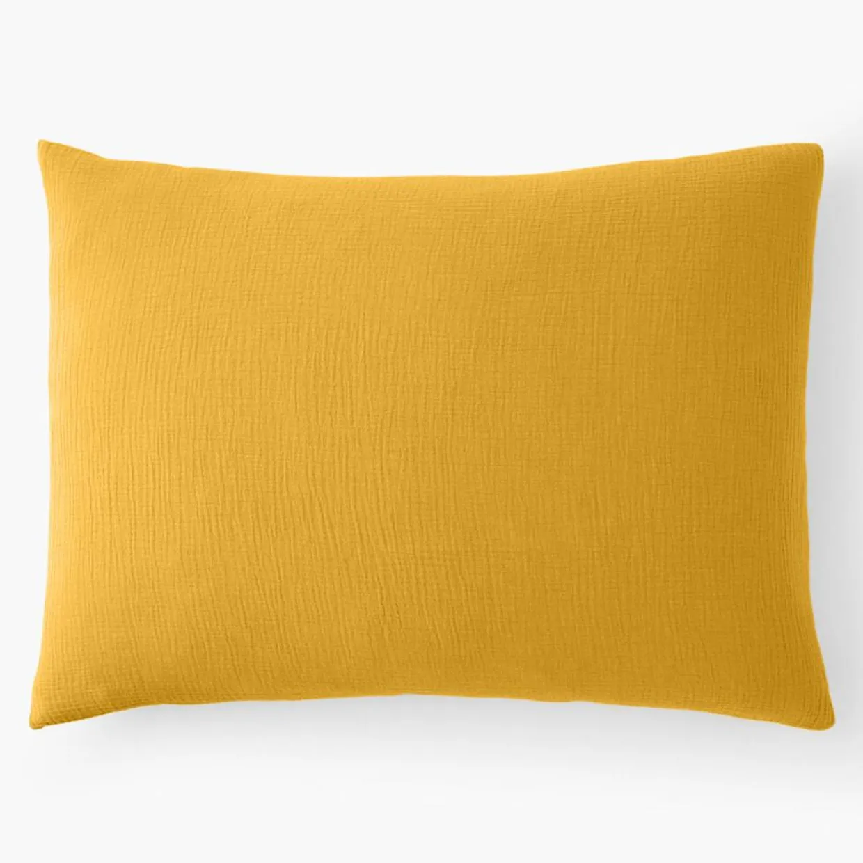Baton Rouge Linge De Lit, Ensembles^Taie d'oreiller 100% Gaze de coton jaune