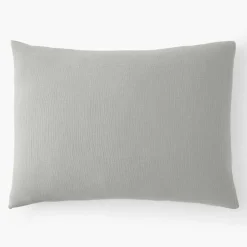 Baton Rouge Linge De Lit, Ensembles^Taie d'oreiller 100% Gaze de coton grise