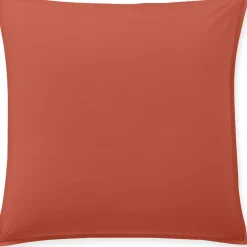 Baton Rouge Linge De Lit, Ensembles^Taie D'oreiller 100% Percale de Coton terre de sienne