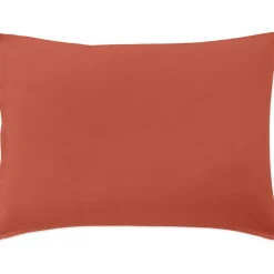Baton Rouge Linge De Lit, Ensembles^Taie D'oreiller 100% Percale de Coton terre de sienne