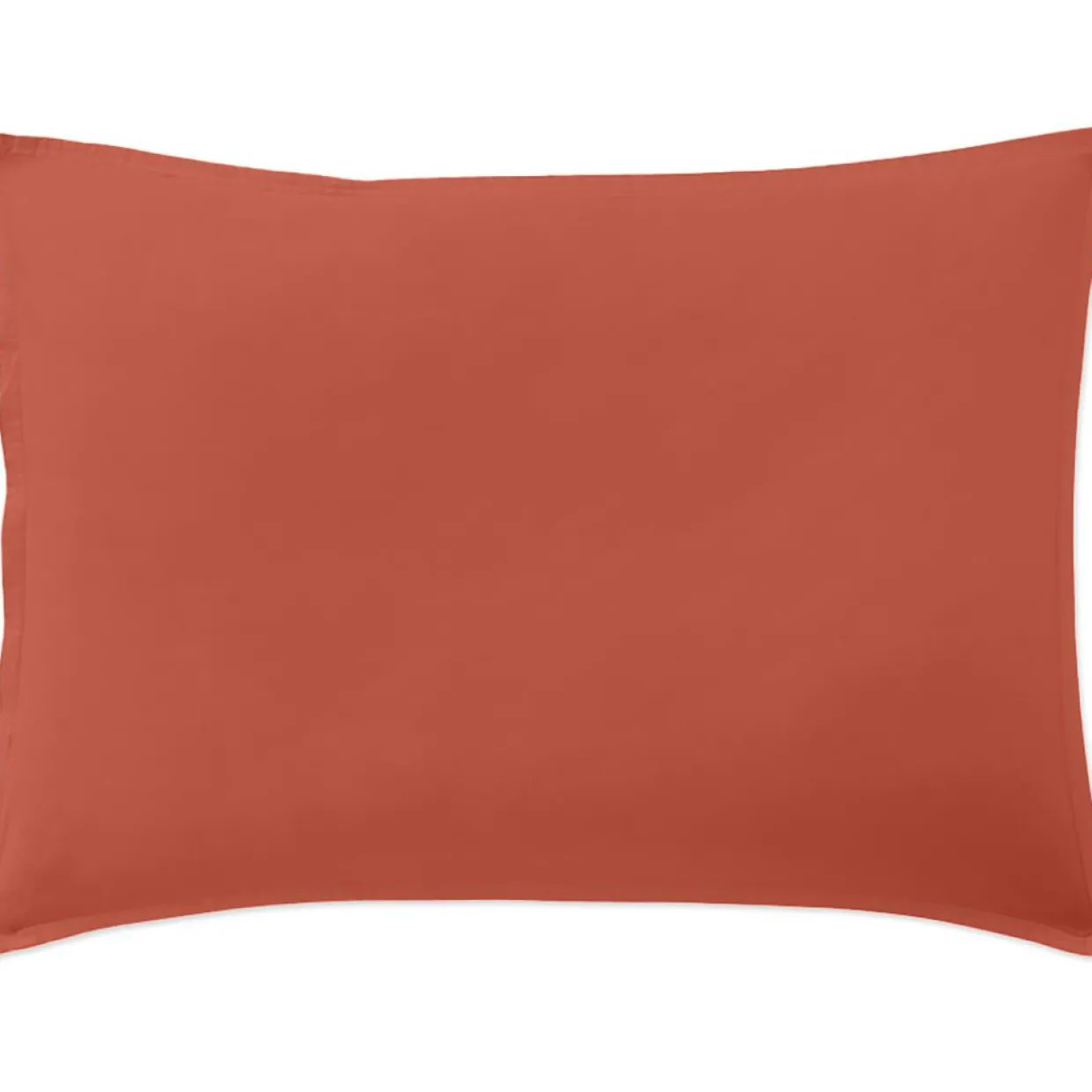 Baton Rouge Linge De Lit, Ensembles^Taie D'oreiller 100% Percale de Coton terre de sienne