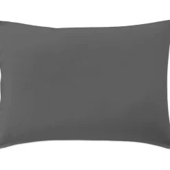 Baton Rouge Linge De Lit, Ensembles^Taie D'oreiller 100% Percale de Coton gris magnet