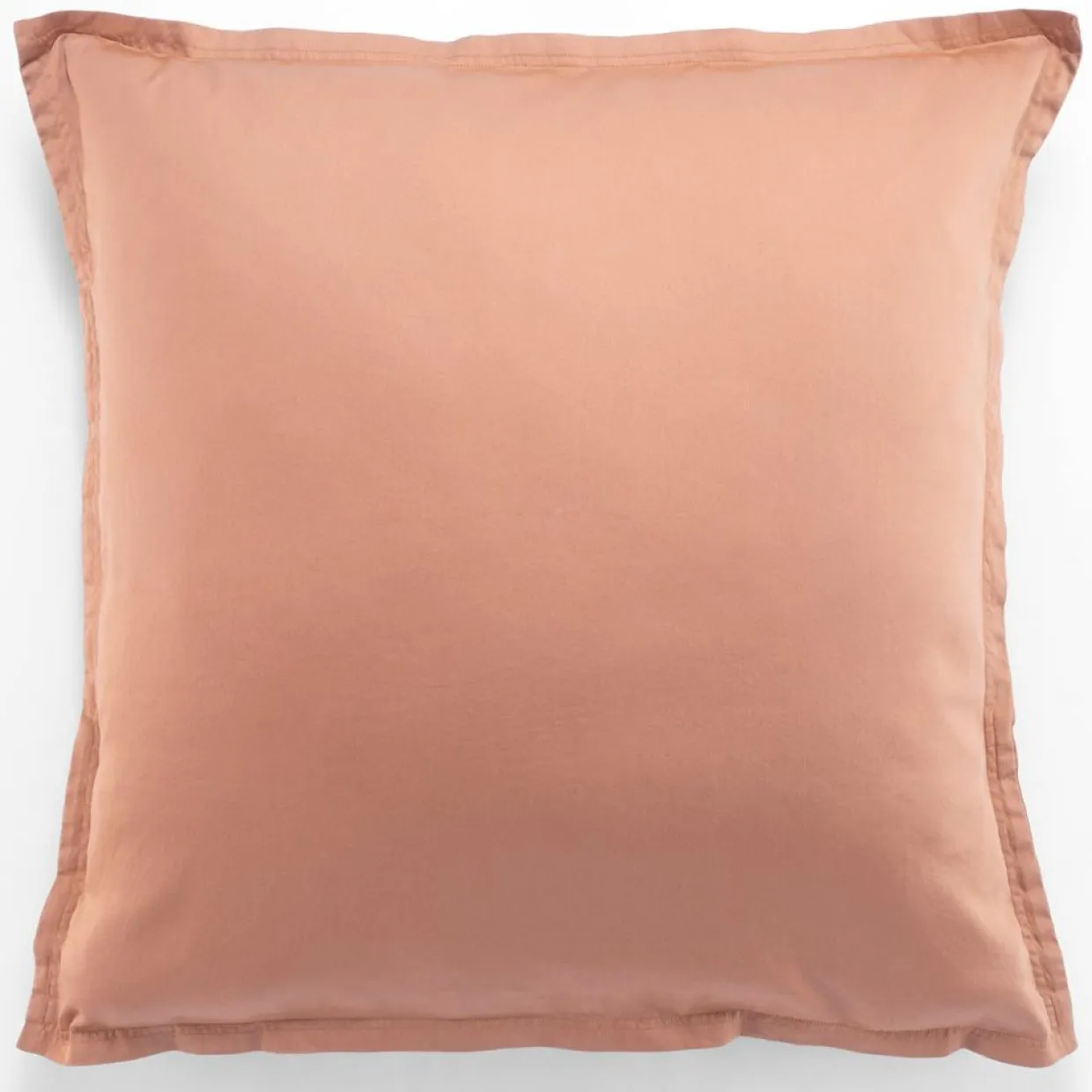 Baton Rouge Linge De Lit, Ensembles^Taie d'oreiller avec volant satin de coton lavé rose