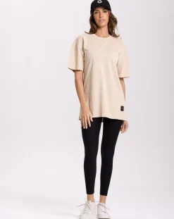 Tee Shirt Oversize beige-Onamaste Sale