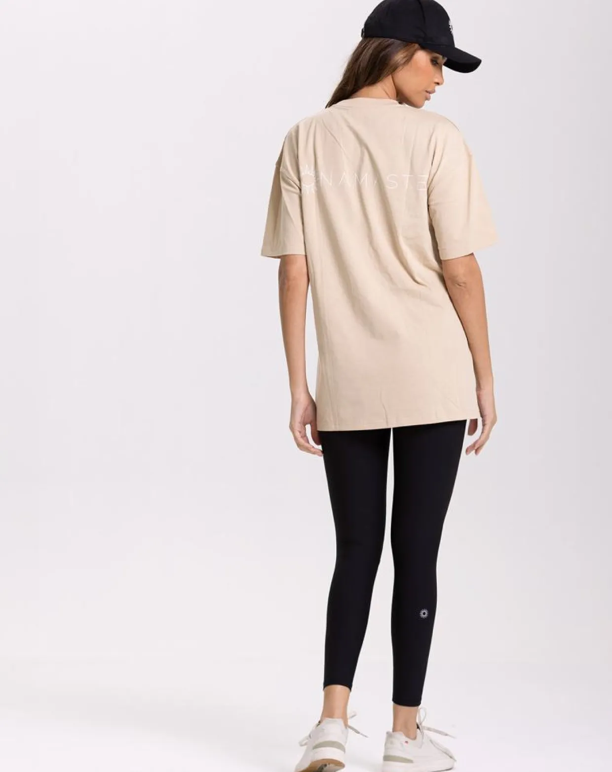 Tee Shirt Oversize beige-Onamaste Sale