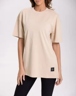 Tee Shirt Oversize beige-Onamaste Sale