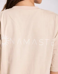 Tee Shirt Oversize beige-Onamaste Sale