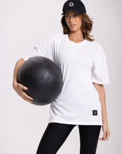 Tee Shirt Oversize blanc-Onamaste Sale