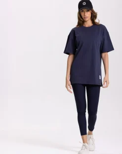 Tee Shirt Oversize bleu marine-Onamaste Outlet