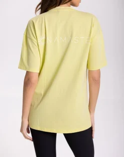 Tee Shirt Oversize jaune-Onamaste Hot
