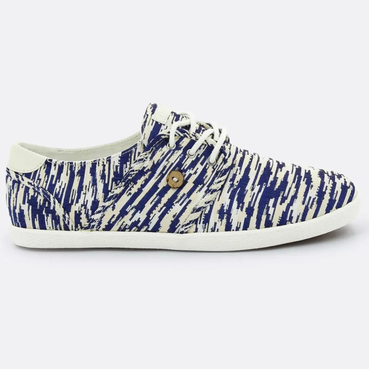 Tennis Cypress imprimées blanc/bleu foncé-Faguo Hot