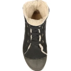 Enfant Bensimon Garçon^Tennis montantes Mid Fourrées lacets grises