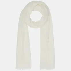 Étole Iode effet froissé écrue - 194x90 cm-Galeries Lafayette Online