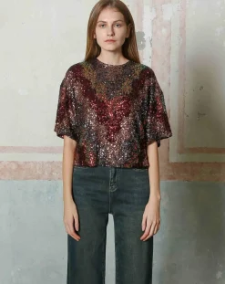 Femme See u Soon Tops Et Blouses^Top Alba bordeaux