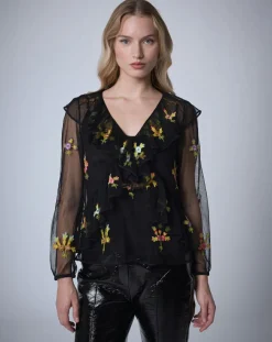 Femme Manoush Tops Et Blouses^Top Bloom Romance noir