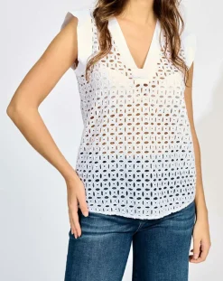 Top Bobbie blanc-Lauren Vidal Clearance