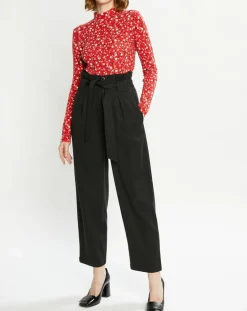 Femme Scotch & Soda Tops Et Blouses^Top col montant imprimé floral rouge