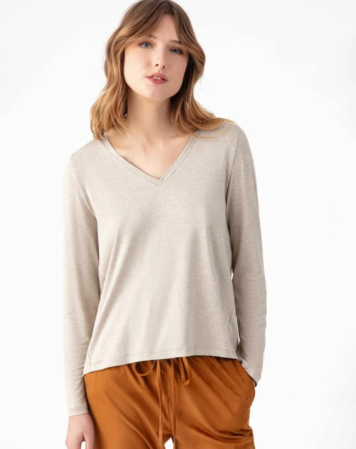 Femme Indies Tops Et Blouses^Top Cornelia chine beige