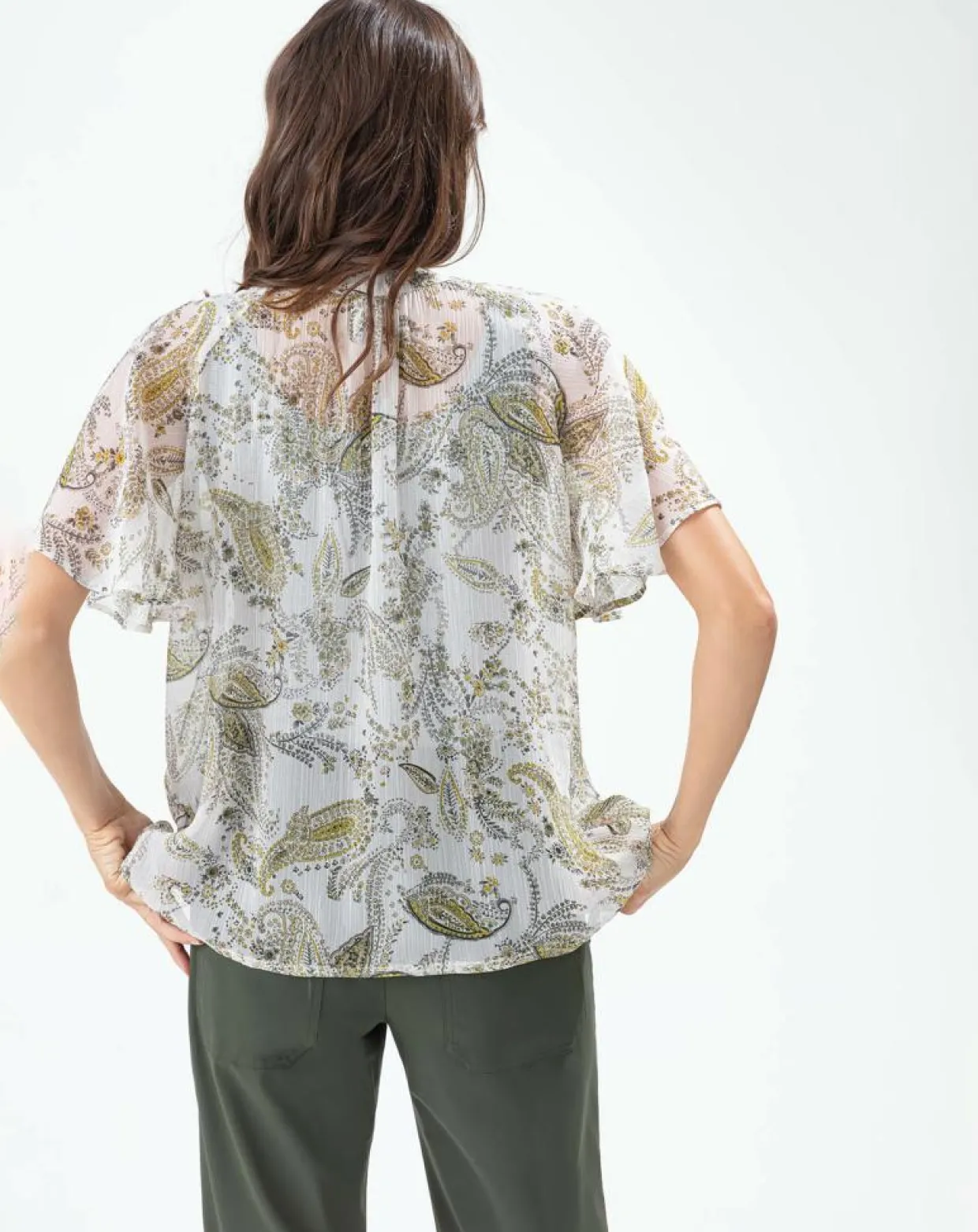 Femme Indies Tops Et Blouses^Top Dipta cachemire argente