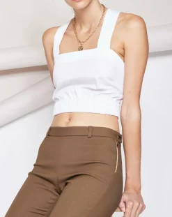 Femme Tara Jarmon Tops Et Blouses^Top dos nu Agathe à brides croisées blanc