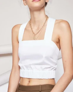 Femme Tara Jarmon Tops Et Blouses^Top dos nu Agathe à brides croisées blanc
