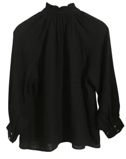 Top en Coton & Lin Sarra noir-See u Soon