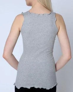 Top en Coton larges bretelles gris-Mare Sale