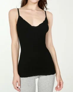 Femme Mare Lingerie, Nuit^Top en Coton noir